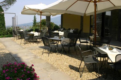 餐廳, 狄波士科尼別墅酒店 (Hotel Villa Dei Bosconi) in 菲耶索萊