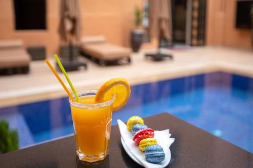 スイミングプール, Hotel Toulousain in マラケシュ