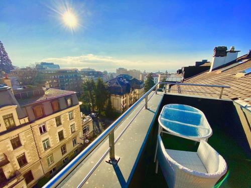 Penthouse between lake, Ouchy and city center - Apartment - Lausanne