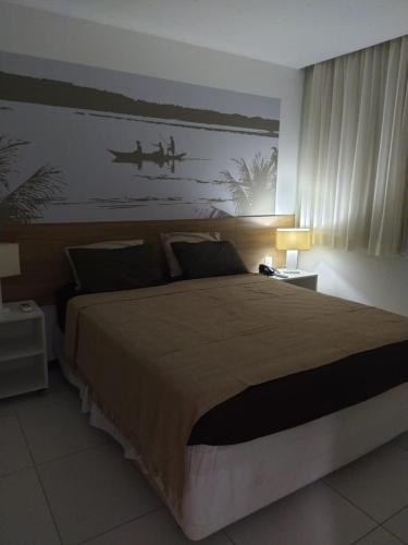Apartamento quarto e sala com varanda no ILOA Residence a 10 Km da Praia do Frances e 12 Km da Praia in Maceio