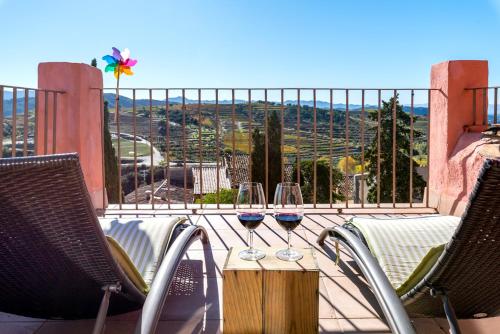 Double Room with Terrace and Vineyard and Park Natural view