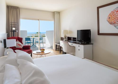 Tweepersoonskamer met 1 of 2 bedden, superior, uitzicht op zee, spa-toegang