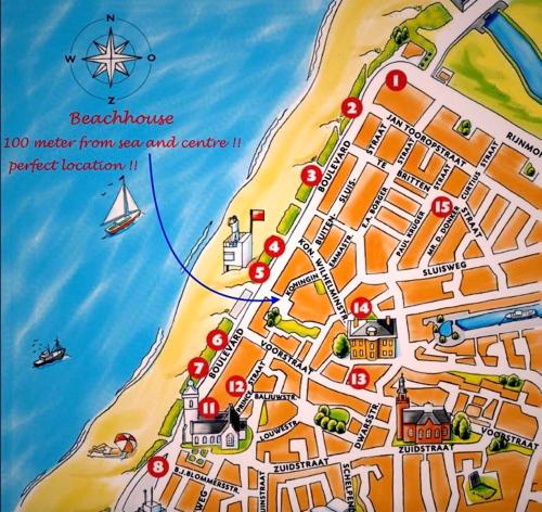  Beachhouse Anna, 1 minute walk to the beach and centre of Katwijk, Free private parking next to the house ! in Katwijk aan Zee
