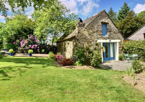 . Hayloft at Kergudon Gîtes, Couples' gîte with pool