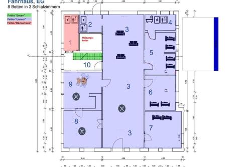 Altes Fährhaus - Ferienwohnung Unnern, 170 qm