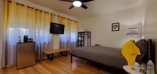 1 double bed