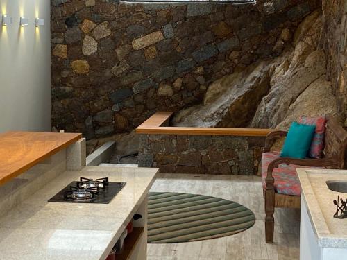 Shared lounge/TV area, Casa do Cacau Floripa in Barra da Lagoa Beach