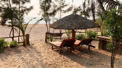 Beach, Agonda Villas in Agonda