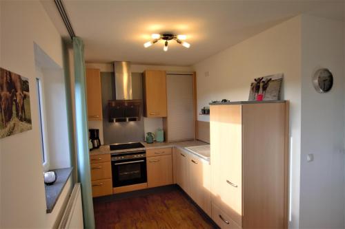 köök, Ferienwohnung Heideblick in Volkesfeld