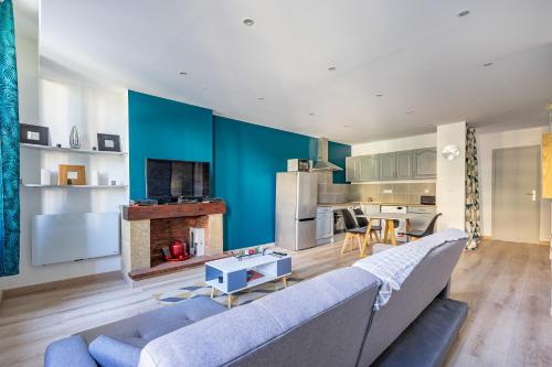 Blue Appartement Spacieux 3 chambres, Marseille (fotografie 9)