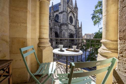 Centre historique appartement climatisé avec terrasse Bordeaux 