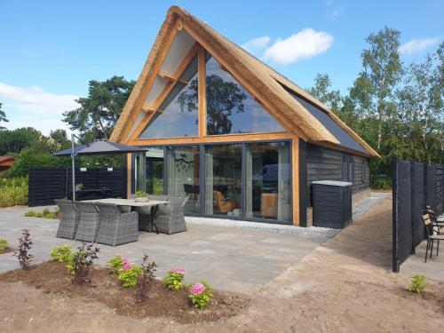 Modern house with lots of glass in Baarle-Nassau