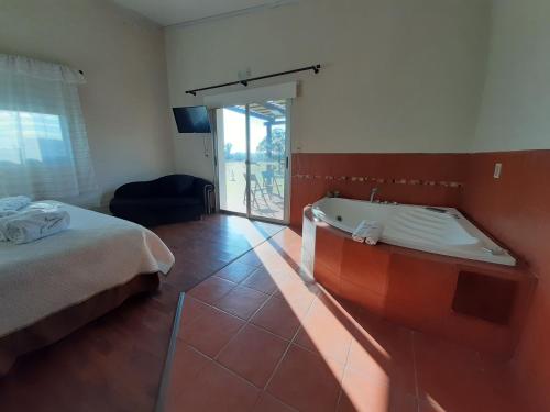 Fürdőszoba, Hotel Juana de Ibarbourou in Melo - Cerro Largo