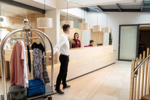 大堂, 山頂飯店 (Berggasthof Hochsten) in 德根豪塞爾塔爾