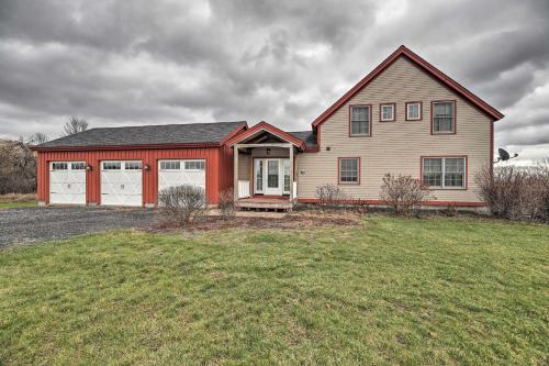 Waterfront Retreat Dock and Beach on Lake Champlain