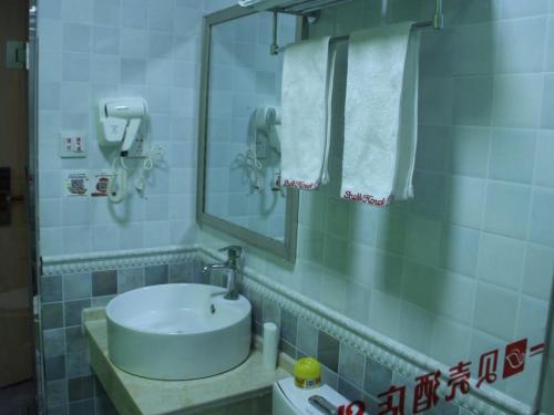 Phòng tắm, GreenTree Inn Zhangye Ganzhou Area East Street Shell Hotel in Trương Dịch