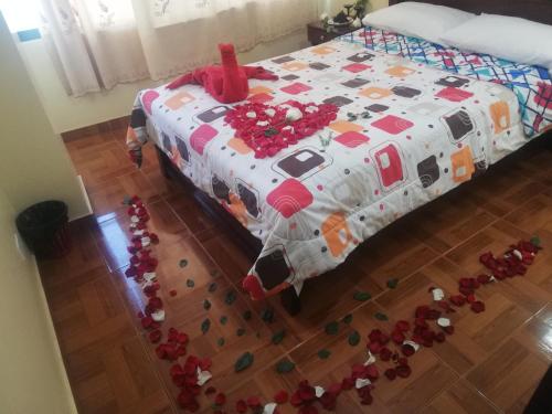 1 double bed