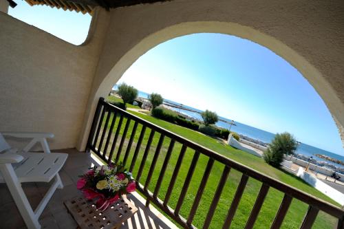 Chambre double avec 1 ou 2 lits, vue sur la mer, balcon