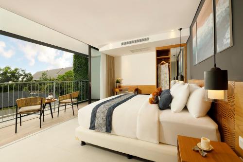 1 queen bed, 1 sofa bed