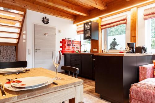 廚房, Ferienwohnung Wild West in 湖畔埃京