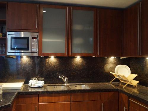 Kitchen, Villa in Antheor with private swimming pool in Saint-Raphael