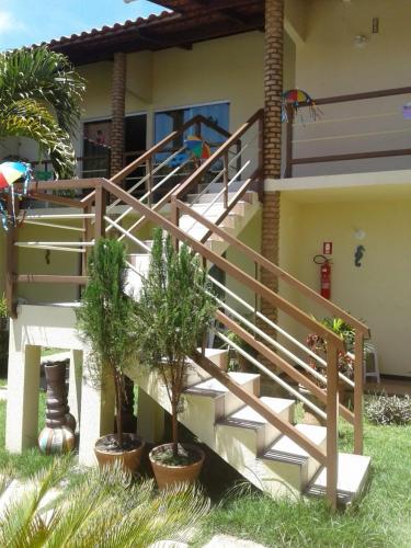Erkély/terasz, Pousada Paraiso das Palmeiras in Paripueira