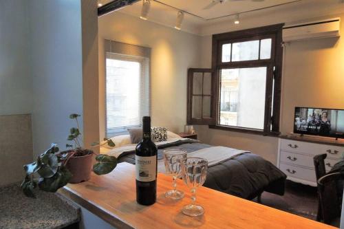 Stylish suite steps from Dorrego Square