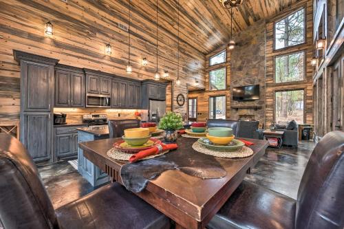 Luxury Cabin in the Woods with Hot Tub and Yard Games! in Broken Bow, USA