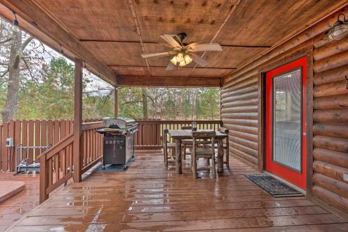 Little Bears Pond Cabin Outdoor Fireplace - main image