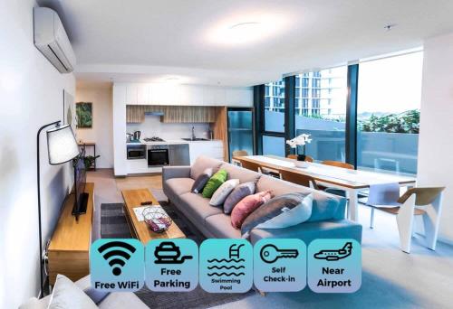 Incredible River View 2Beds with parking@Brisbane