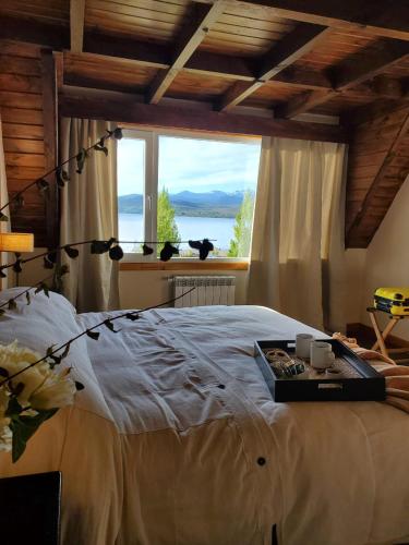 Exterior view of GreJa Lodge, Limay, Patagonia