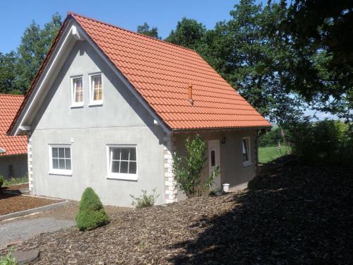 Exterior view, Stylish detached villa on a country estate with a pool in Brandscheid