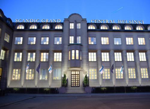 Entrance, Scandic Grand Central Helsinki in Helsinki