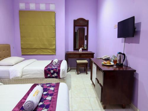2 twin beds