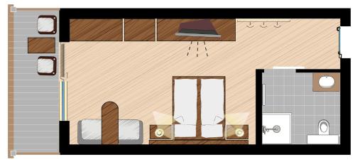Standard Double Room with Mountain View