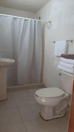 2 double beds, 1 twin bed