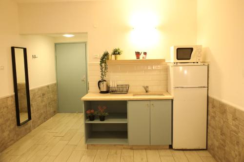 virtuve, Bait Alfa Kibbutz Country Lodging in Bet Alfa