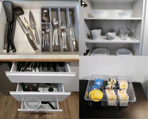 Cozinha, theApartments Radwańska (theApartments Radwanska) in Lodz