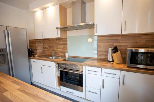 廚房, Altstadt-Chalet @Conny's in 布里隆