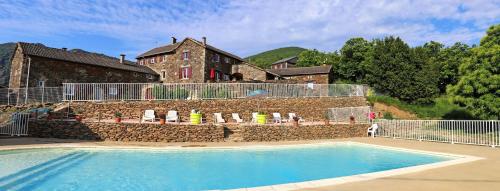 House with 2 bedrooms in Gravieres with wonderful mountain view shared pool furnished garden - image 2