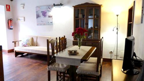 One bedroom appartement with furnished terrace and wifi at Los Silos 5 km away from the beach