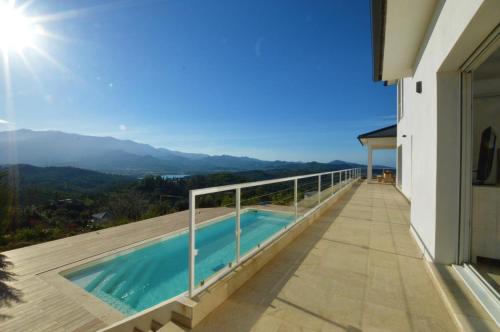 Villa de 4 chambres avec piscine privee terrasse amenagee et wifi a Oletta gîte à louer Vallecalle