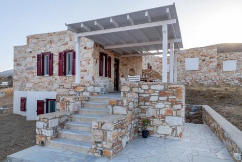  Stone Villa Kontiani - Red Villa in Prodromos Paros