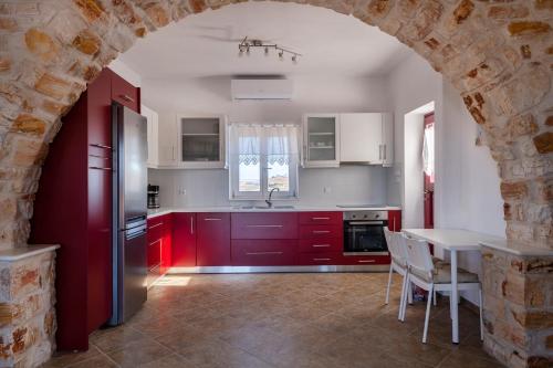  Stone Villa Kontiani - Red Villa in Prodromos Paros
