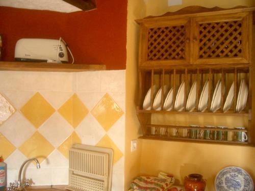 廚房, Charming House with Pool in El Borge in 埃爾博爾赫