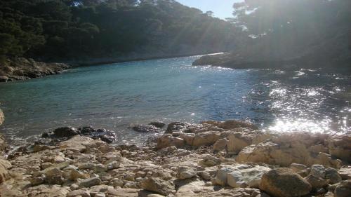 Appartement d'une chambre avec piscine partagee et jardin clos a Roquefort la Bedoule a 3 km de la plage