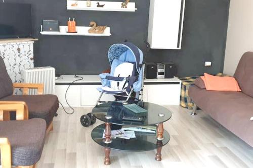  2 bedrooms appartement with terrace and wifi at Valdovino 1 km away from the beach in Valdoviño