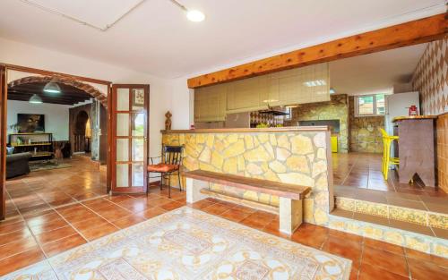 Entrada, 5 bedrooms house with private pool enclosed garden and wifi at Can Trabal in Olèrdola