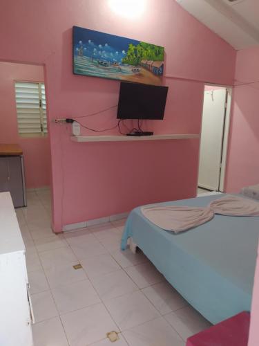 1 double bed