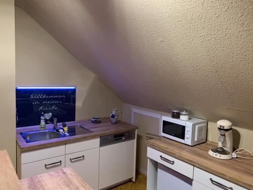 廚房, Ferienwohnung Braeuer in 埃伯斯多夫
